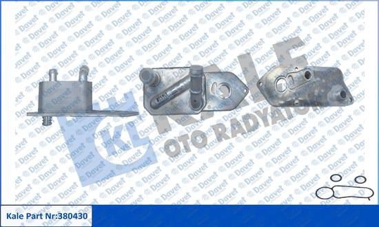 KALE 380430 Yağ Sogutucusu Transit V-362 V-363 18> 2.0 Ecoblue 6 Vites Otom Manuel Şanzuman